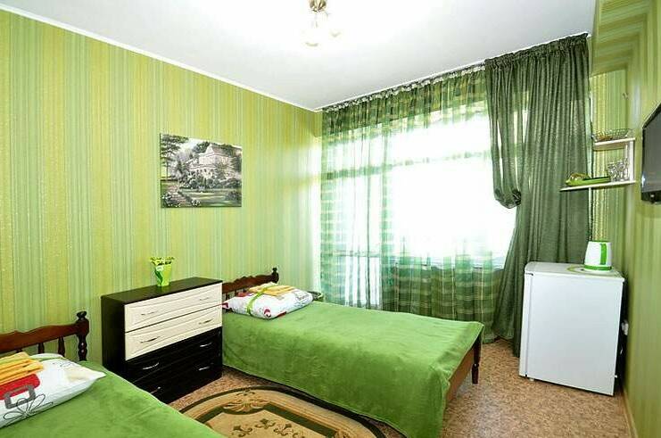 Двухместный с раздельными кроватями и балконом