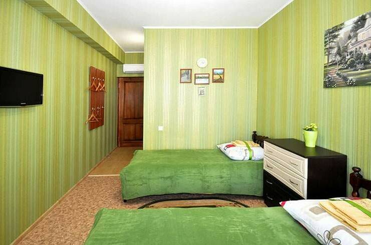 Двухместный с раздельными кроватями и балконом