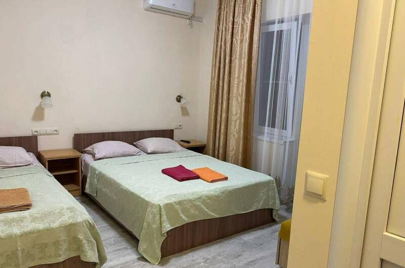 3-х местный номер с удобствами + кухня