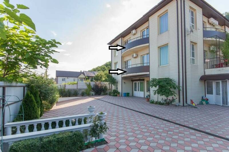 Трех-четырехместный 2х ком. с балконом