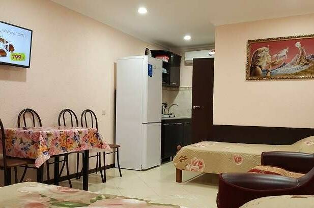 Однокомнатный «Люкс» с кухней № 1. 3 на Темрюкской