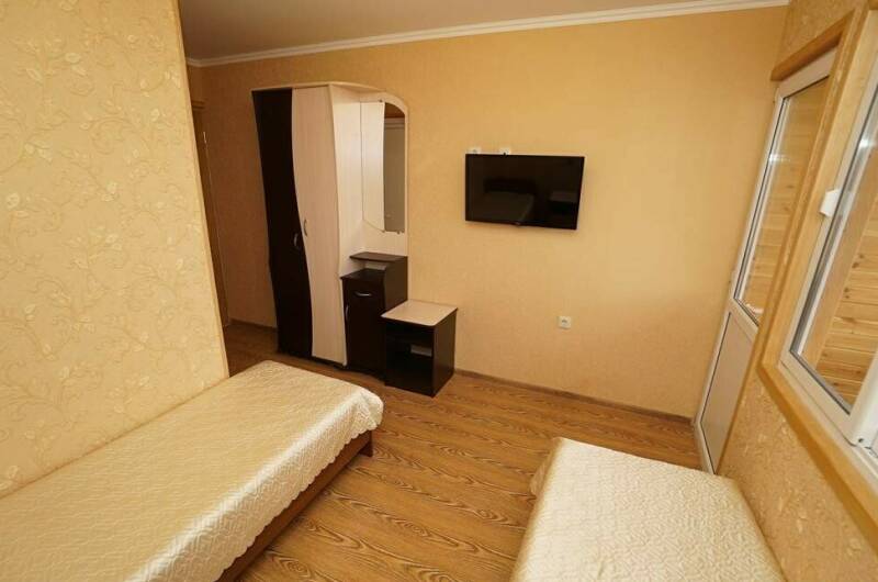 Комната с удобствами балкон вид на море 2 места