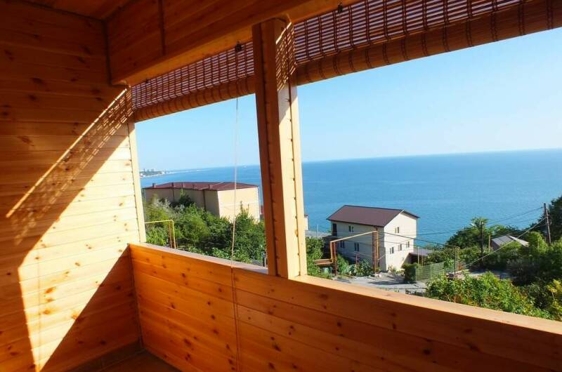 Комната с удобствами балкон вид на море 2 места