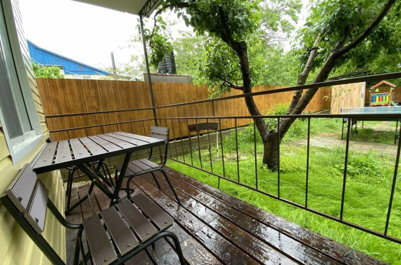 Двухкомнатный домик «Стандарт» бассейн и кухня