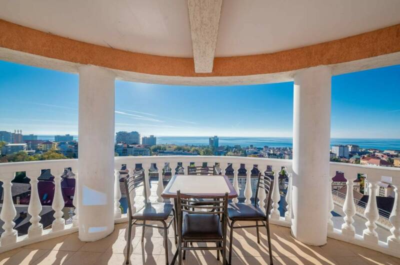 3 мест. Студия с кухней с балконом