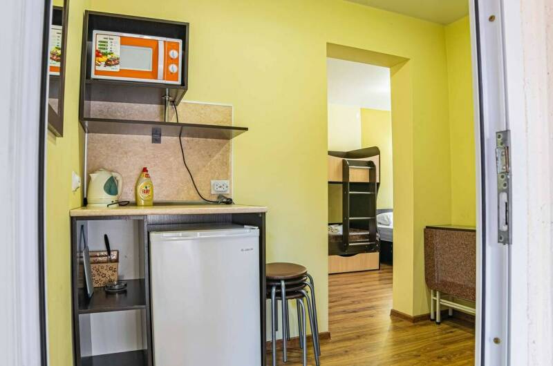 Четырехместный с двухъярусной кроватью, балконом