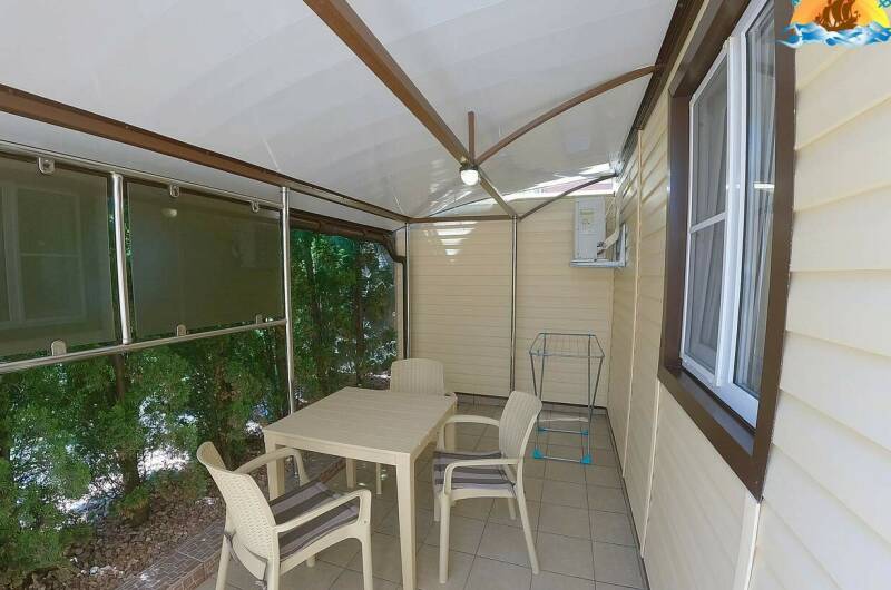 Однокомнатный коттедж на 3 человека с кухней