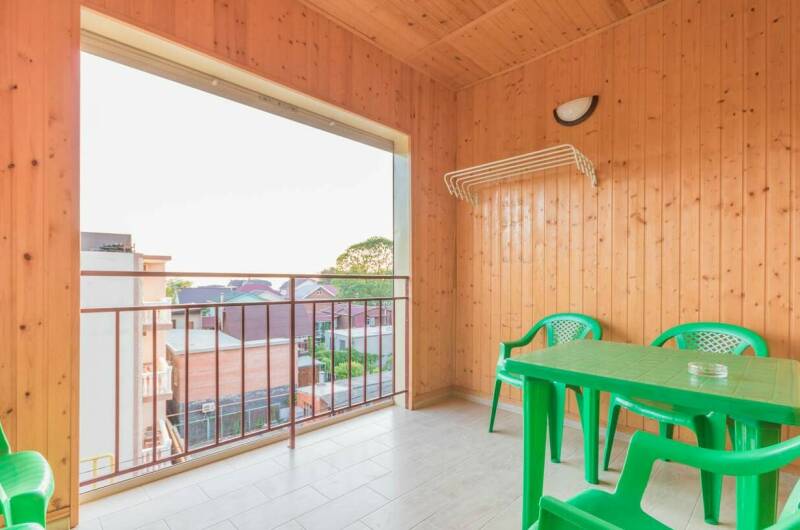 Четырехместный номер с лоджий