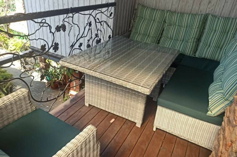 Двухкомнатный номер с кухней, балконом 6 человек