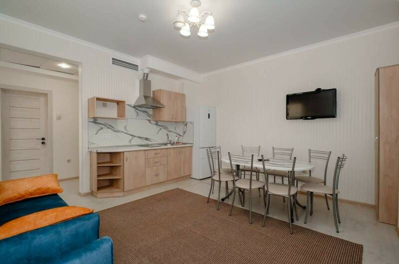 Апартаменты с собственной кухней и двориком