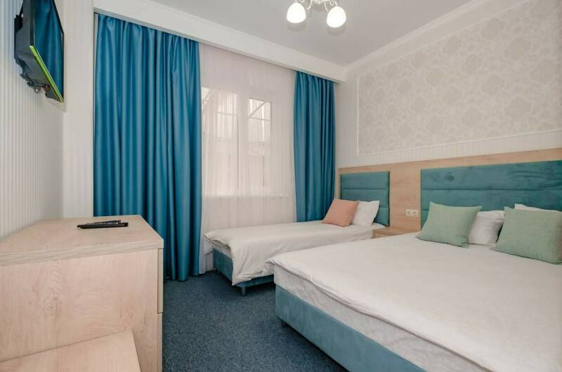 Апартаменты с собственной кухней и двориком