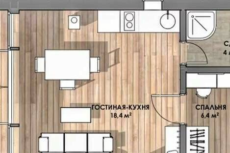 БАРН- ХАУС домик под ключ на 4−5 человек