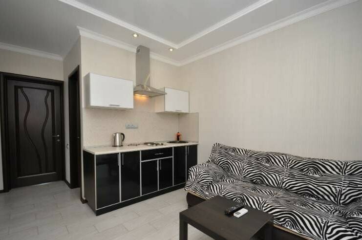 Двухкомнатные апартаменты с кухней и 2мя балконами