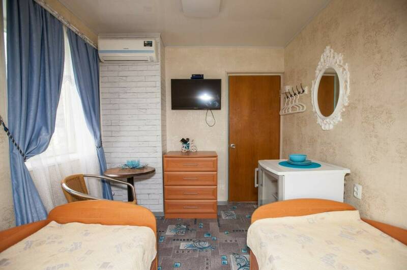 Двухместный номер с удобствами на этаже