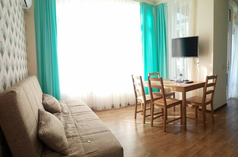 Двухкомнатные Апартаменты с кухней и балконом