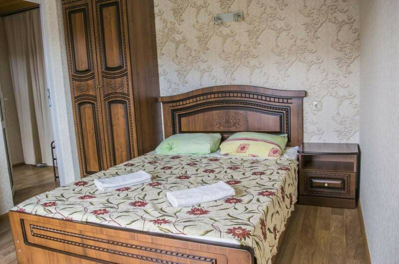 4-х мест «Люкс» с балконом двухкомнатный вид море