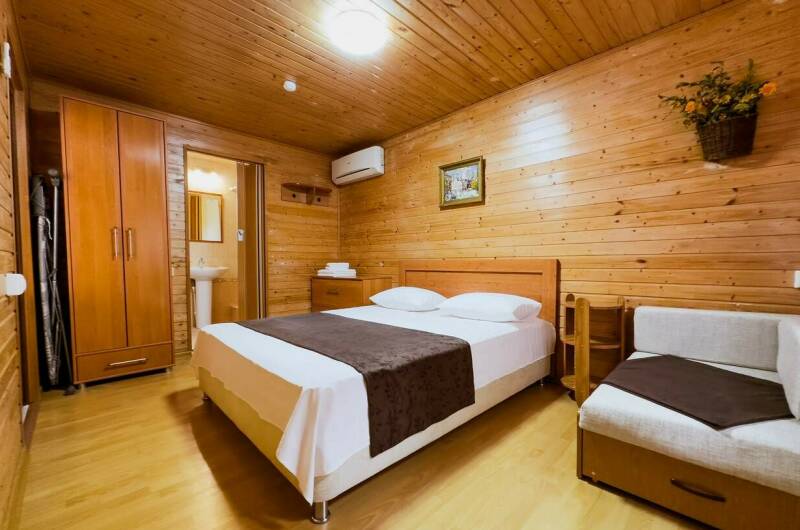 «Финский домик» 4 местн. 2 комн. с кухней-гостиной