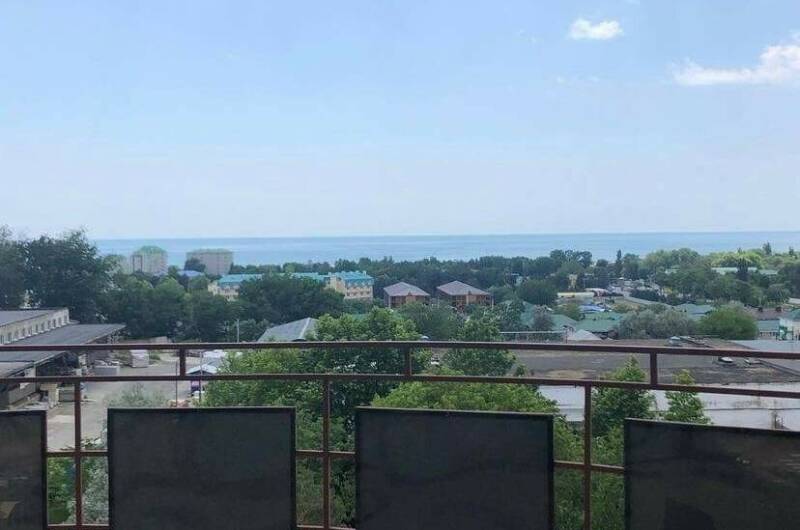 Студия-эконом с кухней терраса с видом на море