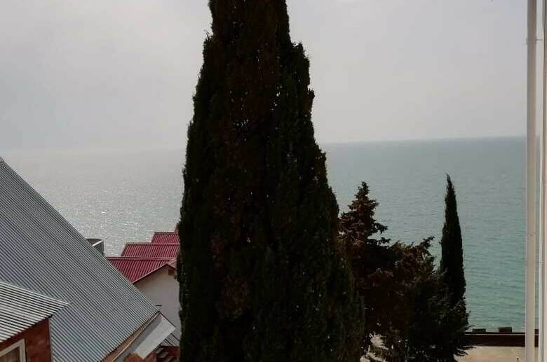 Двухкомнатный 4-х мест. с балконом вид на море