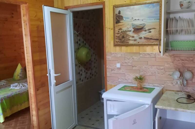 3 местный номер… на втором этаже деревянная часть