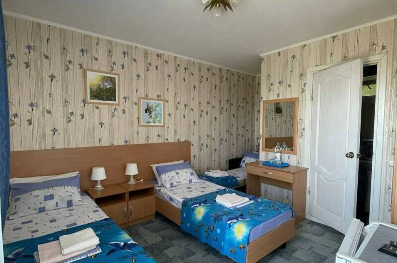 Стандарт с видом на море, 2-й этаж (на 1−3 чел.)