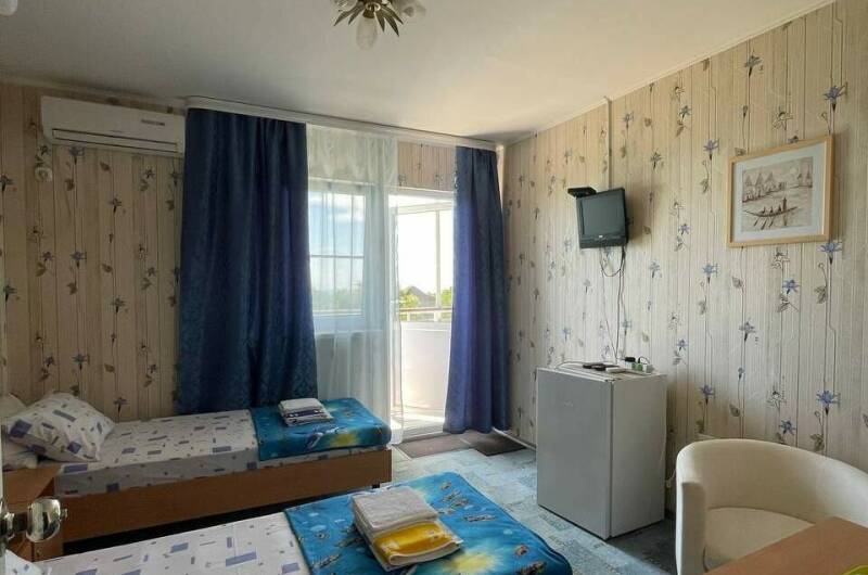 Стандарт с видом на море, 2-й этаж (на 1−3 чел.)