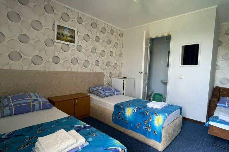 Стандарт с видом на море, 1-й этаж (на 2−3 чел)