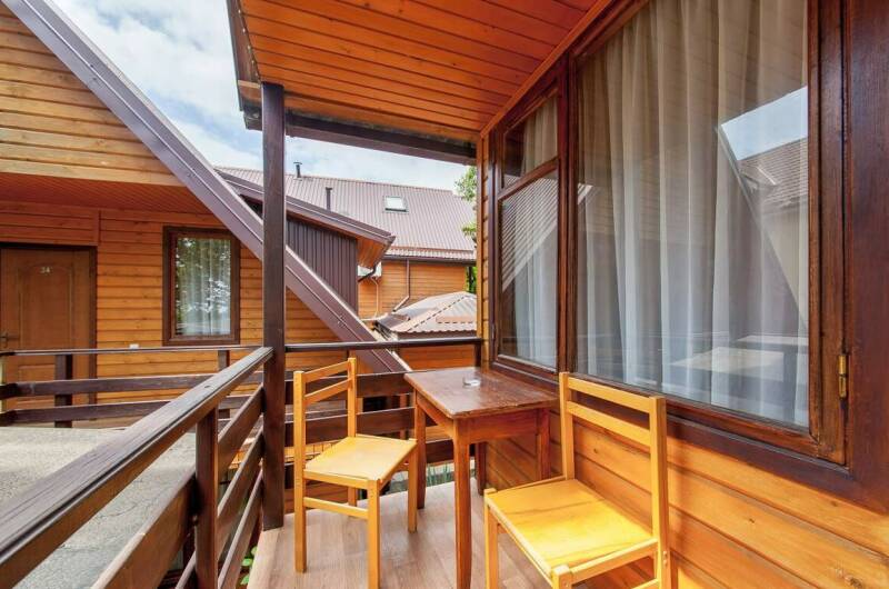 Номер «комфорт» в деревянном коттедже