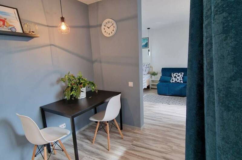 Двухкомнатная студия 28 кв 2+2