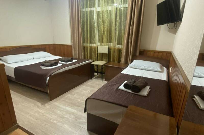 Четырехместный номер с общей ванной на этаже