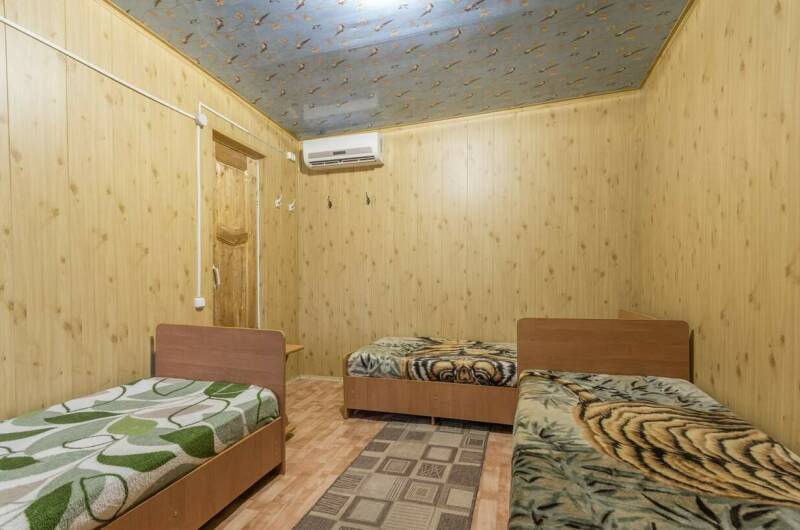 Трехместный номер с кондиционером и кухней