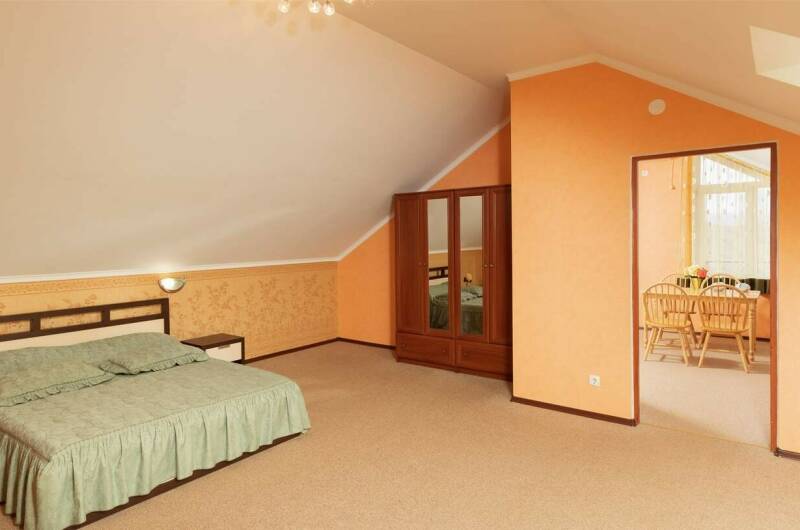 Двухкомнатный номер в мансарде