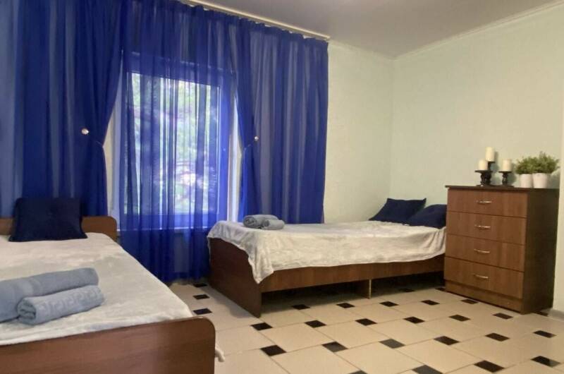 Двухместный Синий «Эконом» с доп. местом