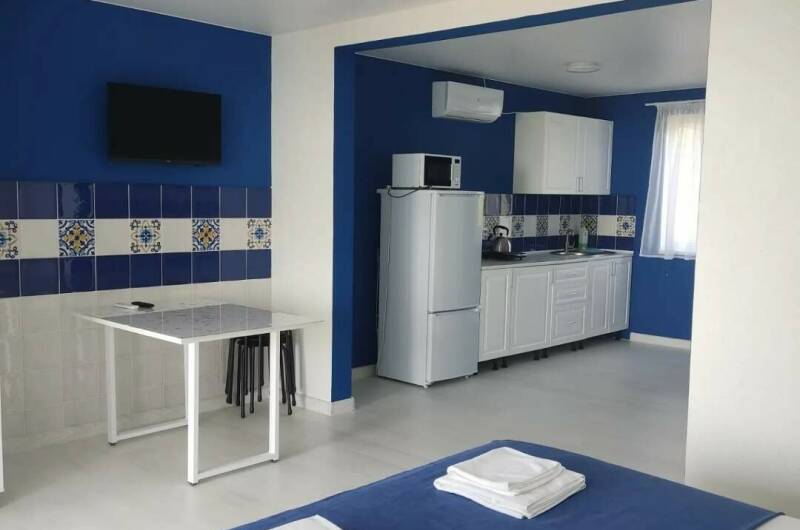 Студия с панорамным видом на море на 2 этаже