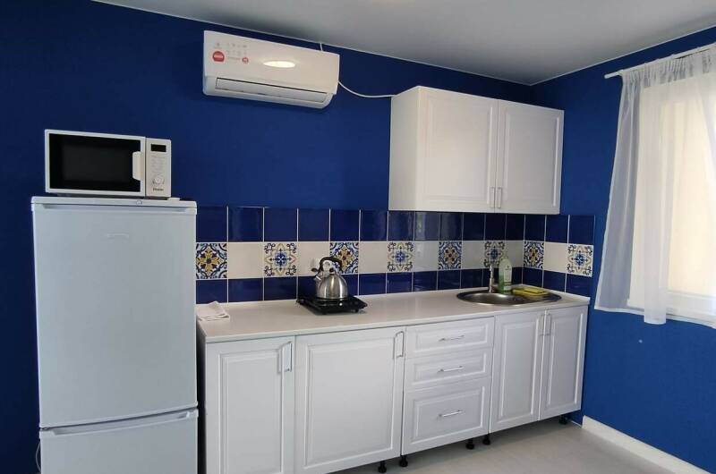 Студия с панорамным видом на море на 2 этаже