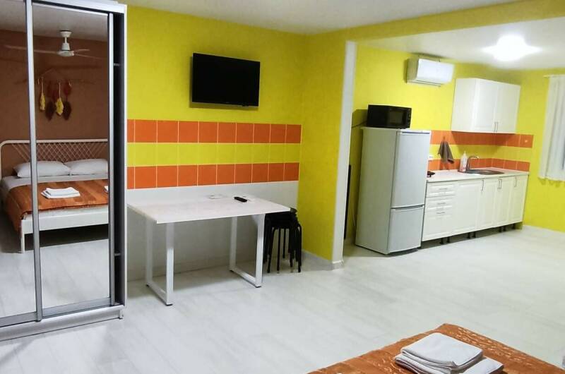 Студия с панорамным видом на море на 3 этаже