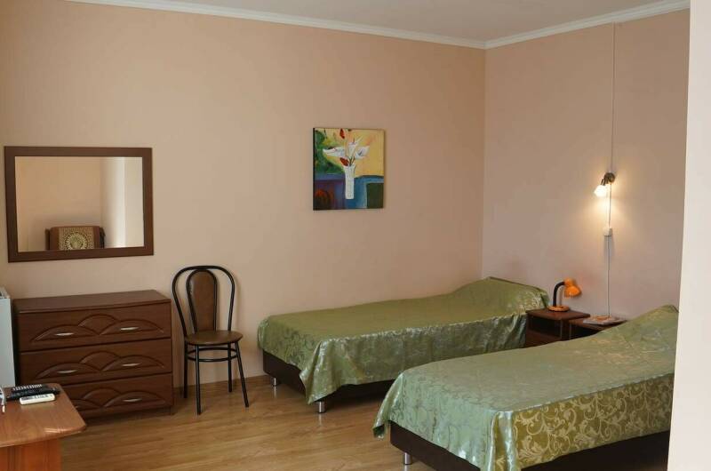 Двухместный Стандарт № 1 с балконом вид во дворик