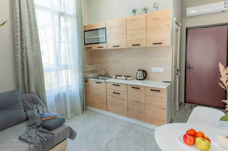 Апартаменты с отдельной кухней и видом на море