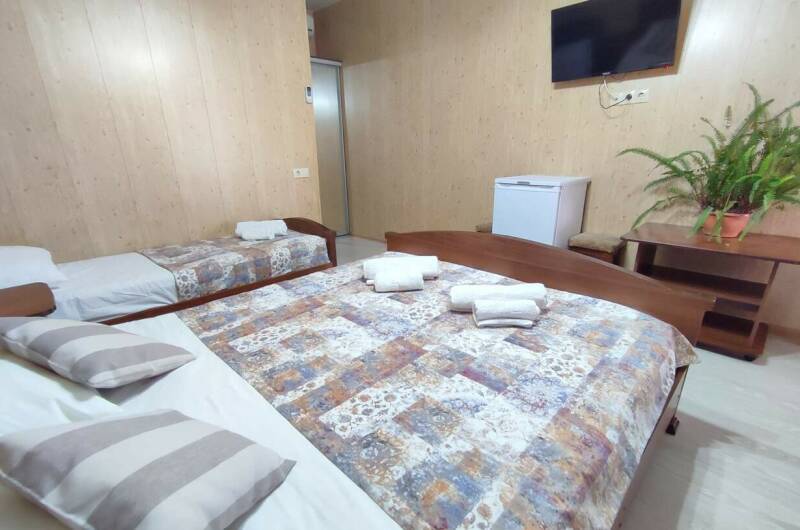 Семейный номер с ванной для 3−4 гостей