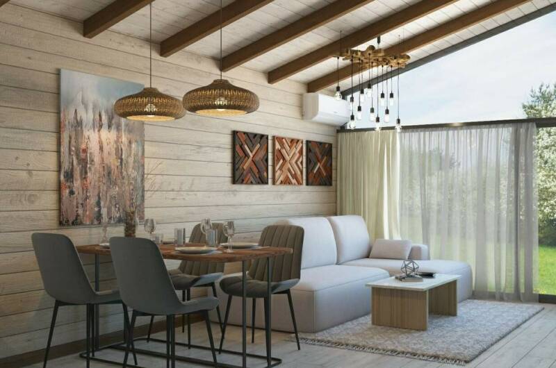 2-х комнатный коттедж с видом на лес