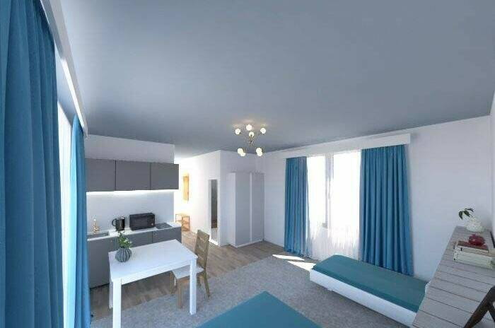 3х-местный «Апартаменты» с кухней, без балкона