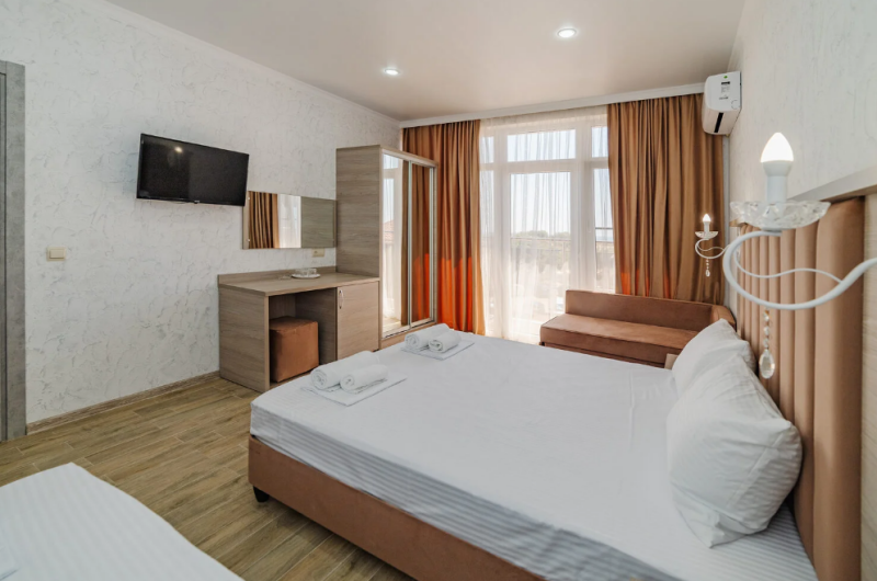 Двухкомнатный шестиместный номер