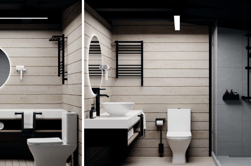 Мини-коттедж «Полулюкс» 3-х местный