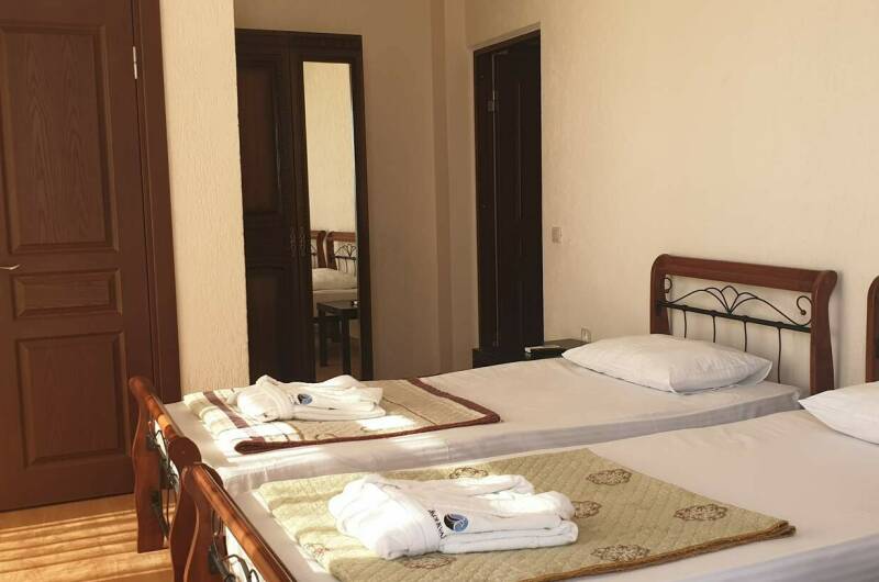 Стандарт с 3 отдельными кроватями вид на море