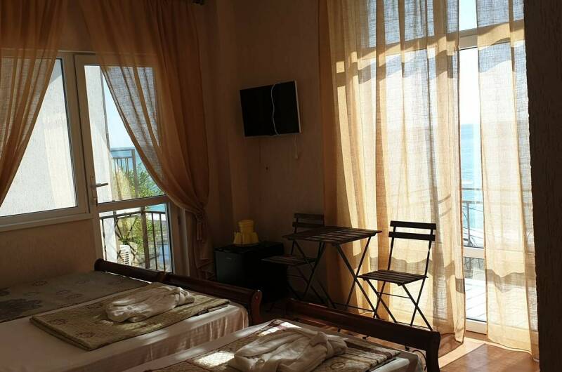 Стандарт с 3 отдельными кроватями вид на море