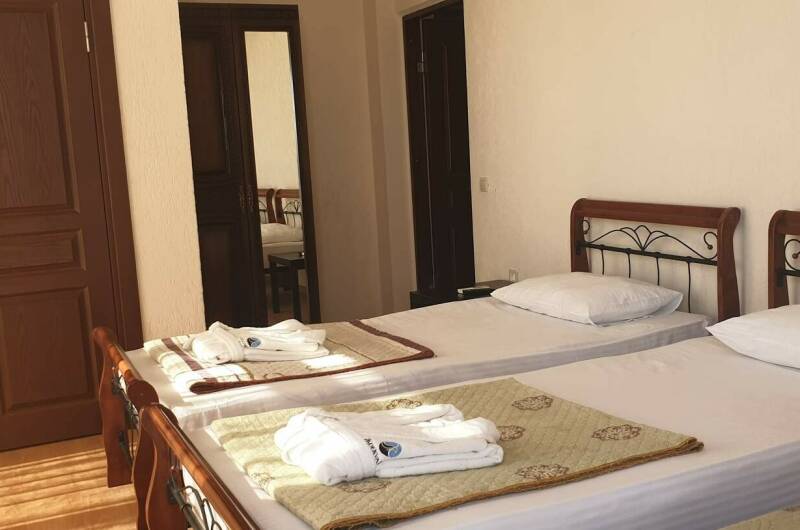 Стандарт с 3 отдельными кроватями вид на море