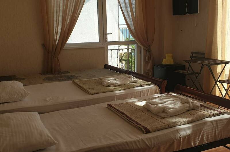 Стандарт с 3 отдельными кроватями вид на море