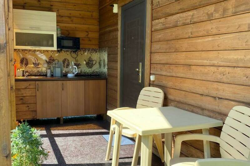 Однокомнатный деревянный домик