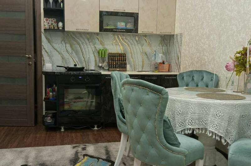 Двухкомнатные апартаменты с кухней