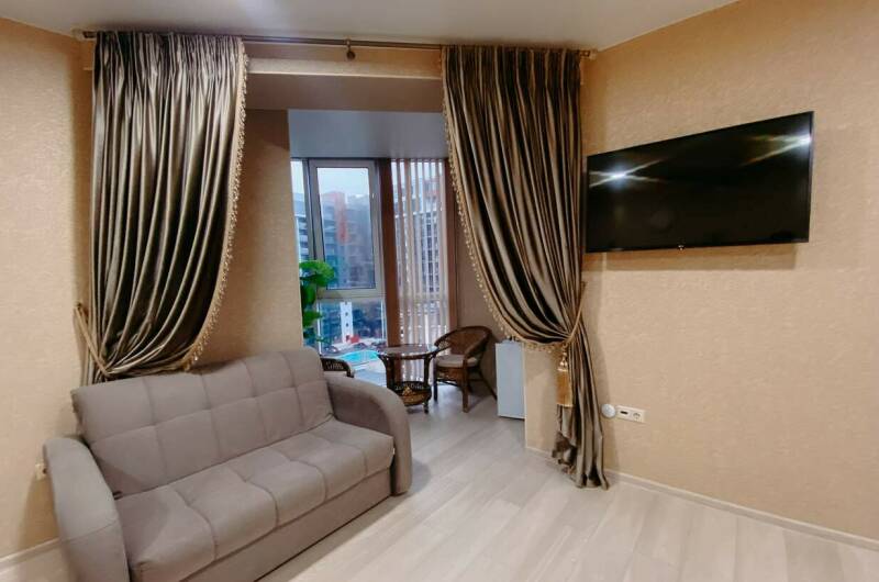 Апартаменты-студия для 4х гостей с лоджией